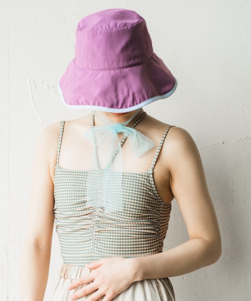 ORIENT MILLINERY（オリエント ミリナリー）の「soleil【ｿﾚｲﾕ】（ハット・レディース・ブラック/グリーン/パープル・FREE）」の12枚目の写真