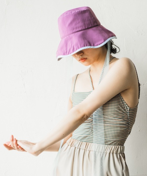 ORIENT MILLINERY（オリエント ミリナリー）の「soleil【ｿﾚｲﾕ】（ハット・レディース・ブラック/グリーン/パープル・FREE）」の13枚目の写真