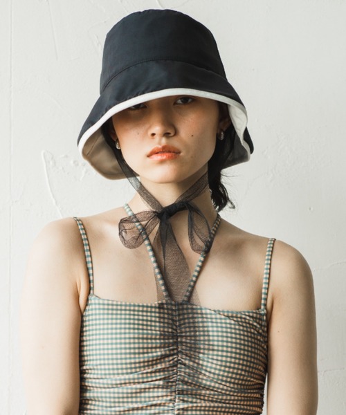 ORIENT MILLINERY（オリエント ミリナリー）の「soleil【ｿﾚｲﾕ】（ハット・レディース・ブラック/グリーン/パープル・FREE）」の19枚目の写真