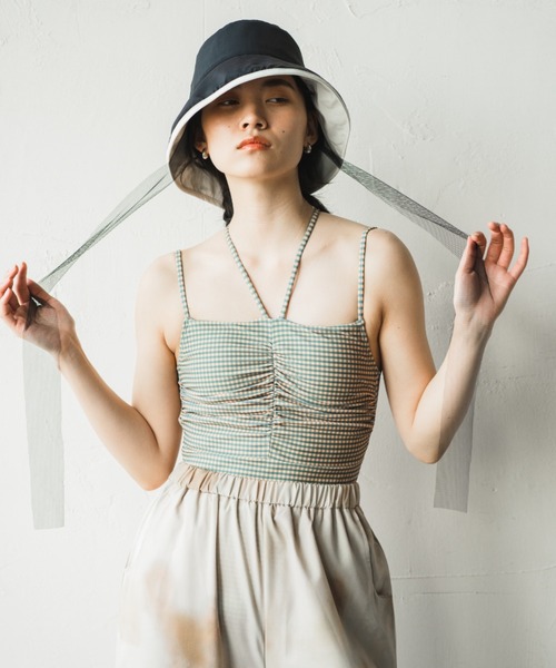 ORIENT MILLINERY（オリエント ミリナリー）の「soleil【ｿﾚｲﾕ】（ハット・レディース・ブラック/グリーン/パープル・FREE）」の14枚目の写真