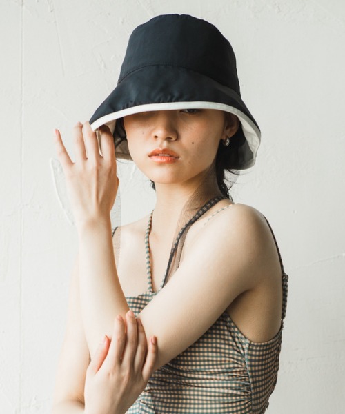 ORIENT MILLINERY（オリエント ミリナリー）の「soleil【ｿﾚｲﾕ】（ハット・レディース・ブラック/グリーン/パープル・FREE）」の15枚目の写真