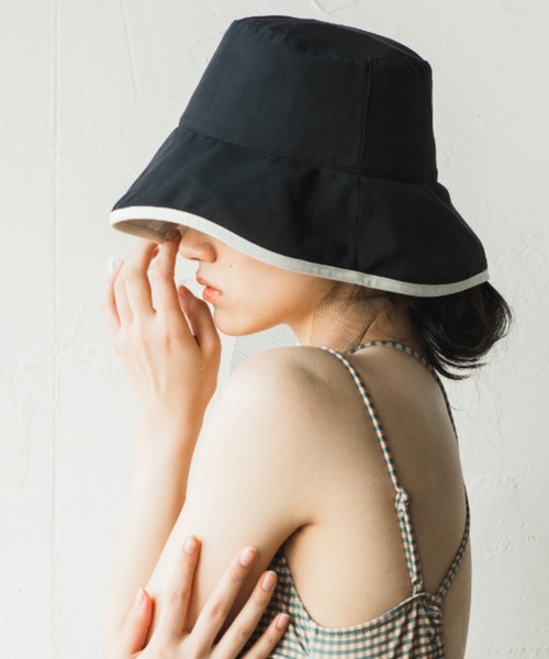 ORIENT MILLINERY（オリエント ミリナリー）の「soleil【ｿﾚｲﾕ】（ハット・レディース・ブラック/グリーン/パープル・FREE）」の16枚目の写真