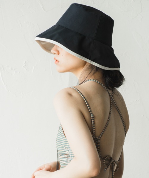 ORIENT MILLINERY（オリエント ミリナリー）の「soleil【ｿﾚｲﾕ】（ハット・レディース・ブラック/グリーン/パープル・FREE）」の21枚目の写真