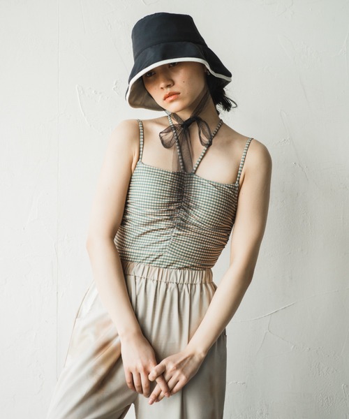 ORIENT MILLINERY（オリエント ミリナリー）の「soleil【ｿﾚｲﾕ】（ハット・レディース・ブラック/グリーン/パープル・FREE）」の17枚目の写真