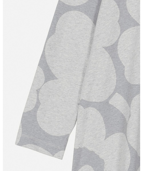 marimekko（マリメッコ）の「Unikko  / cv jersey ii dress（ワンピース・レディース・ライトグレー・X-SMALL/SMALL/MEDIUM/LARGE）」の6枚目の写真