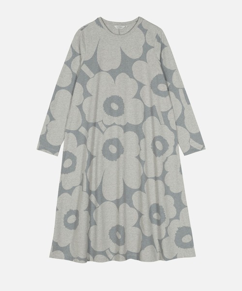 marimekko（マリメッコ）の「Unikko  / cv jersey ii dress（ワンピース・レディース・ライトグレー・X-SMALL/SMALL/MEDIUM/LARGE）」の9枚目の写真