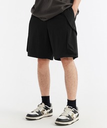 aimoha outdoor ユニセックス　ウエストゴム付き ショートパンツ ハーフパンツ (SS)