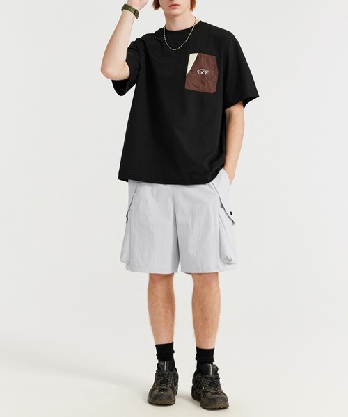 aimoha(アイモハ)の「aimoha outdoor ユニセックス ウエストゴム付き ショートパンツ ハーフパンツ (SS)(その他パンツ・レディース・グリーン/ネイビー/グレー/ブラック・SMALL/MEDIUM/LARGE)」の8枚目の写真