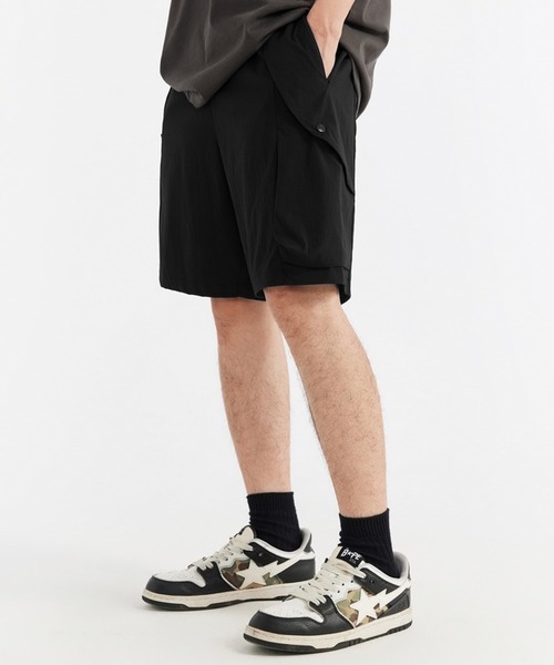 aimoha(アイモハ)の「aimoha outdoor ユニセックス ウエストゴム付き ショートパンツ ハーフパンツ (SS)(その他パンツ・レディース・グリーン/ネイビー/グレー/ブラック・SMALL/MEDIUM/LARGE)」の11枚目の写真