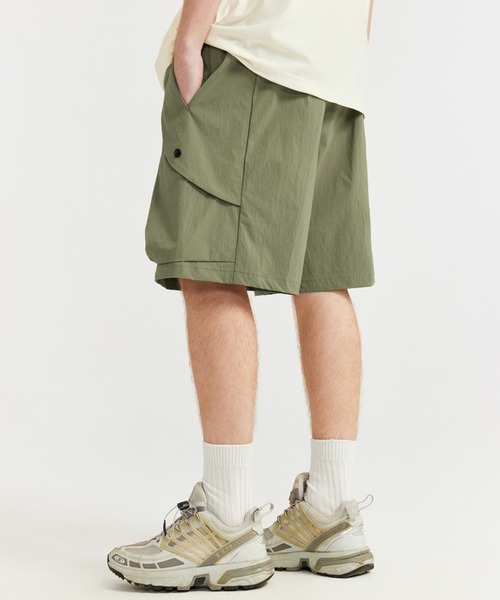 aimoha(アイモハ)の「aimoha outdoor ユニセックス ウエストゴム付き ショートパンツ ハーフパンツ (SS)(その他パンツ・レディース・グリーン/ネイビー/グレー/ブラック・SMALL/MEDIUM/LARGE)」の18枚目の写真