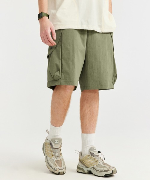 aimoha(アイモハ)の「aimoha outdoor ユニセックス ウエストゴム付き ショートパンツ ハーフパンツ (SS)(その他パンツ・レディース・グリーン/ネイビー/グレー/ブラック・SMALL/MEDIUM/LARGE)」の19枚目の写真