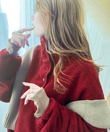 Java | 《Javaジャバコラボ》もこもこボリューム袖がこなれカジュアル。パイピングスタンドボアブルゾン(ブルゾン)