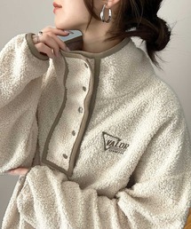 Java | 《Javaジャバコラボ》もこもこボリューム袖がこなれカジュアル。パイピングスタンドボアブルゾン(ブルゾン)