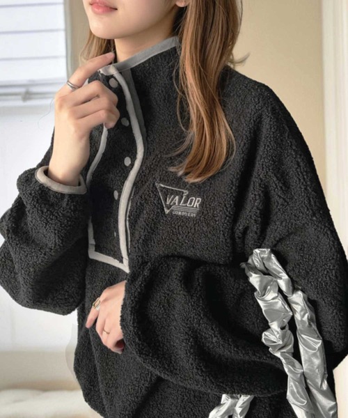 セール】《Javaジャバコラボ》もこもこボリューム袖がこなれカジュアル