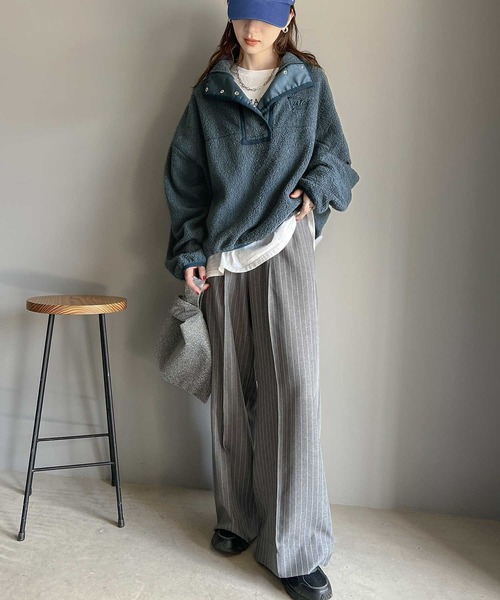 セール】《Javaジャバコラボ》もこもこボリューム袖がこなれカジュアル