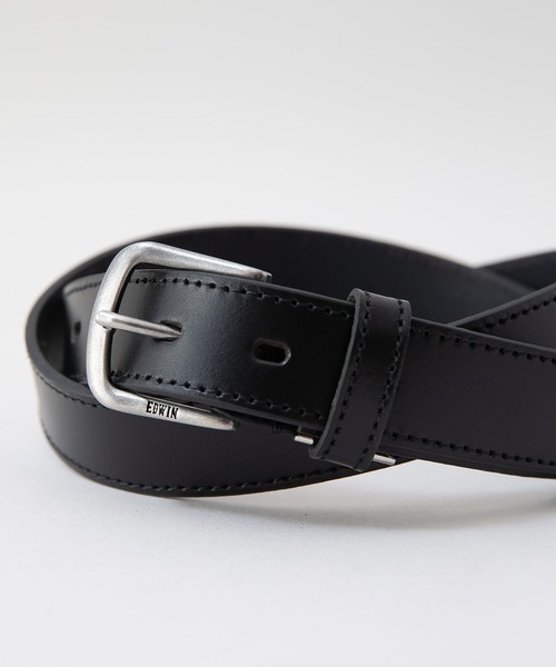 EDWIN(エドウィン)の「【EDWIN/エドウィン】30MM Wステッチベルト 牛革(ベルト・メンズ・ブラウン/ダークブラウン/ブラック・FREE)」の2枚目の写真