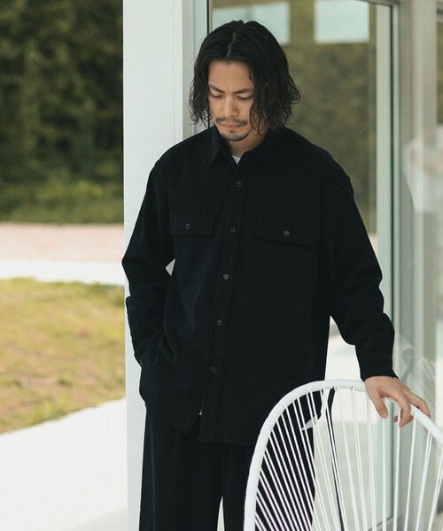 B:MING by BEAMS（ビーミングバイビームス）の「コーデュロイ ワークシャツ(セットアップ対応)（シャツ/ブラウス・メンズ・ブラック/ブラウン・SMALL/MEDIUM/LARGE/X-LARGE）」の13枚目の写真
