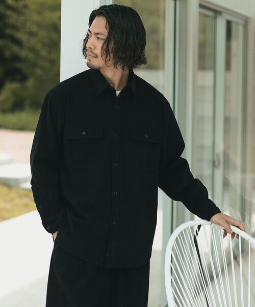 B:MING by BEAMS（ビーミングバイビームス）の「コーデュロイ ワークシャツ(セットアップ対応)（シャツ/ブラウス・メンズ・ブラック/ブラウン・SMALL/MEDIUM/LARGE/X-LARGE）」の12枚目の写真