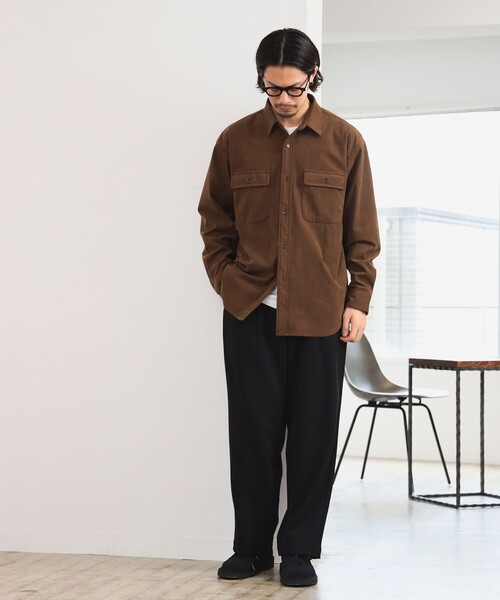 B:MING by BEAMS（ビーミングバイビームス）の「コーデュロイ ワークシャツ(セットアップ対応)（シャツ/ブラウス・メンズ・ブラック/ブラウン・SMALL/MEDIUM/LARGE/X-LARGE）」の10枚目の写真