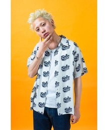 SPLR（エス・ピー・エル・アール）の「シャツ｜Allover Logo Open Collar Shirt｜SPLR｜公式通販（シャツ/ブラウス）」