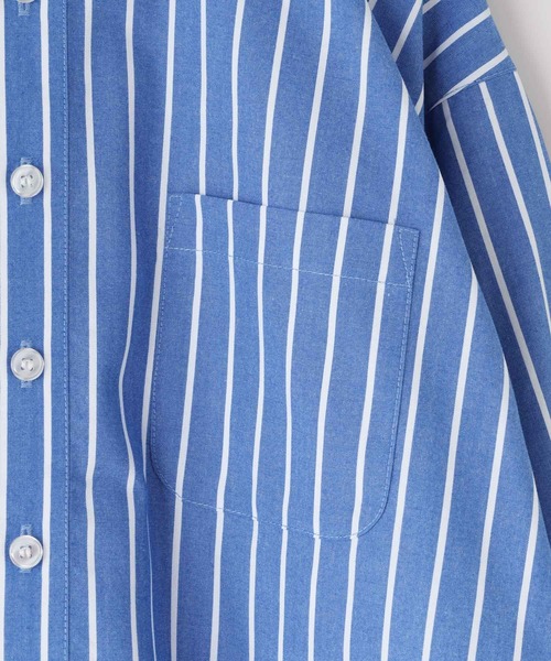 LOWRYS FARM（ローリーズファーム）の「ストライプシャツLS 137075