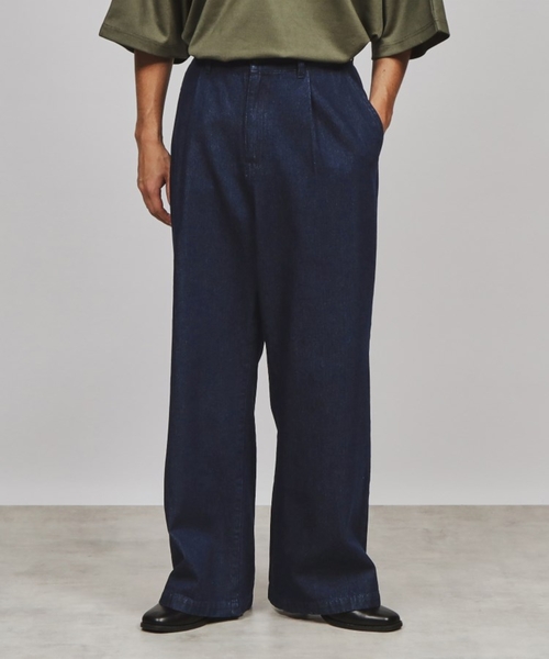 tk.TAKEO KIKUCHI（ティーケータケオキクチ）の「【WEB限定】ヴィンテージライクワイドデニムパンツ（デニムパンツ・メンズ・ブラック/ブルー系その他/ブラック系/ブルー系/ホワイト・01/02/03）」の11枚目の写真