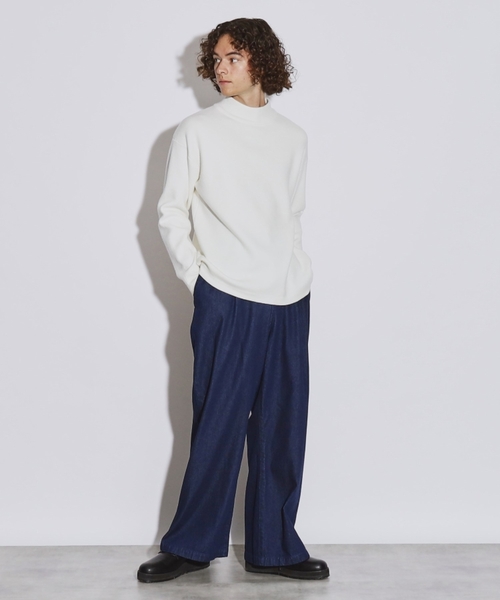 tk.TAKEO KIKUCHI（ティーケータケオキクチ）の「【WEB限定】ヴィンテージライクワイドデニムパンツ（デニムパンツ・メンズ・ブラック/ブルー系その他/ブラック系/ブルー系/ホワイト・01/02/03）」の7枚目の写真