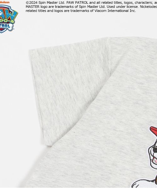 kladskap（クレードスコープ）の「【パウ・パトロール】裾チェック半袖Tシャツ（Tシャツ/カットソー・キッズ・ホワイト系その他/ライトブルー・120cm/100cm/110cm/90cm）」の4枚目の写真
