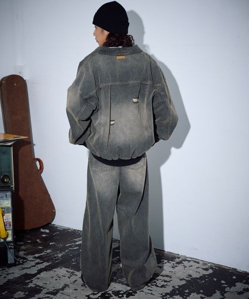 PBLIM（ページボーイリム）の「PBLIM/ダメージデニム（デニムパンツ・レディース・ブラック/ブルー・MEDIUM/LARGE）」の7枚目の写真