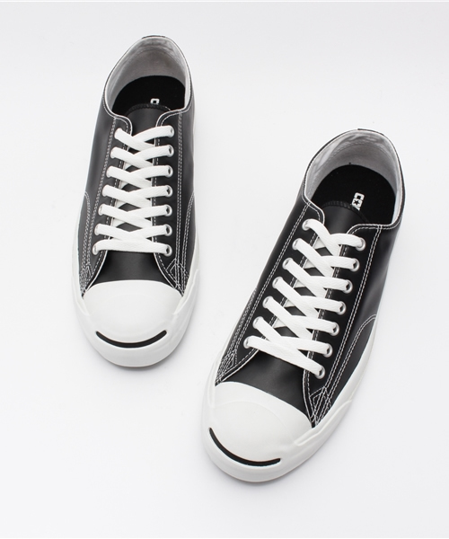 CONVERSE（コンバース）の「converse コンバース LEA JACK PURCELL レザー ジャックパーセル BLACK（スニーカー・メンズ・ブラック・8h/6h/10h/5/9/4h/9h/3h/8/5h/7/4/7h/3/11h/6）」の7枚目の写真