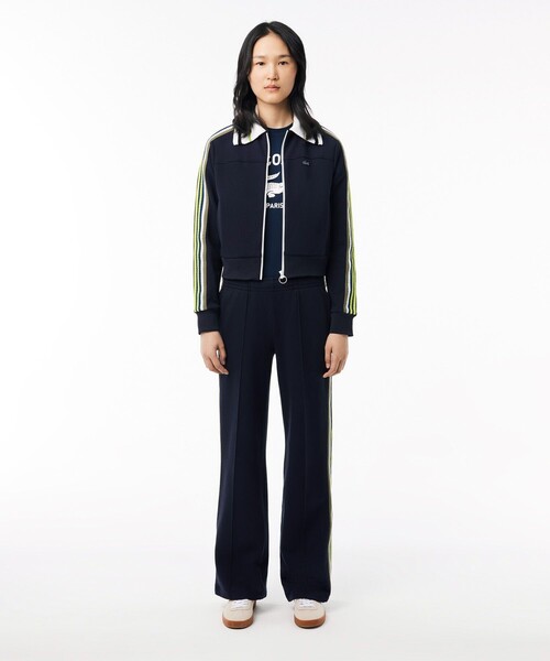 LACOSTE(ラコステ)の「ヘビーウェイト アーチネームカレッジロゴプリント 半袖Tシャツ(Tシャツ/カットソー・メンズ・ダークネイビー/オフホワイト/ワイン/ライトブルー/ブラック/イエロー/オリーブ・L/M/S/XS/XL)」の16枚目の写真