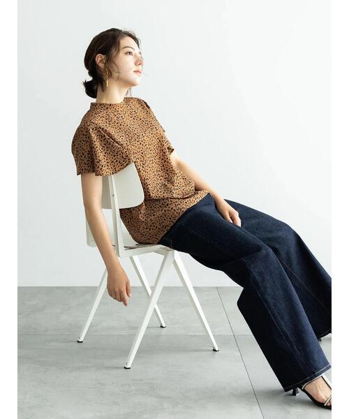 Te chichi（テチチ）の「ワイドデニムパンツ（その他パンツ・レディース・ネイビー/サックスブルー・S/M）」の3枚目の写真