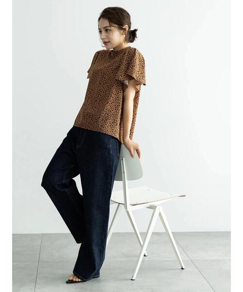 Te chichi（テチチ）の「ワイドデニムパンツ（その他パンツ・レディース・ネイビー/サックスブルー・S/M）」の9枚目の写真