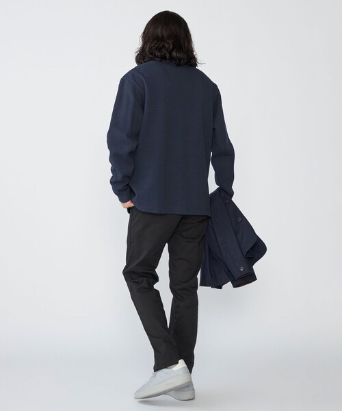 SHIPS(シップス)の「SHIPS: 鹿の子 ダブルフェイス クルーネック ロングスリーブ Tシャツ (ロンT)(Tシャツ/カットソー・メンズ・ベージュ/ネイビー/ブラック・SMALL/MEDIUM/LARGE/X-LARGE)」の17枚目の写真