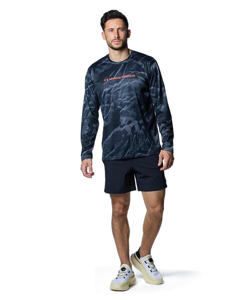 UNDER ARMOUR(アンダーアーマー)の「UAテック プリント ロングスリーブ Tシャツ(トレーニング/メンズ)(Tシャツ/カットソー・メンズ・ブラック・M/S/2XL/L/XL)」の3枚目の写真