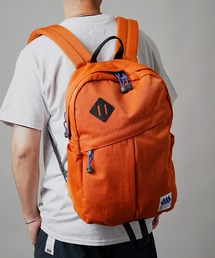 バックパック/リュック（オレンジ/橙色系・ワンポイント）ファッション