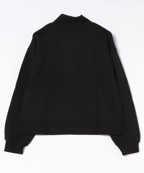 marie claire bis(マリクレール ビス)の「【別注】marie claire bis/マリ・クレール ビス ブランド ロゴ ワンポイント ハイネック 裏毛 長袖 スウェット トレーナー(スウェット・レディース・ブラック/アッシュグレー・M/L/LL)」の10枚目の写真