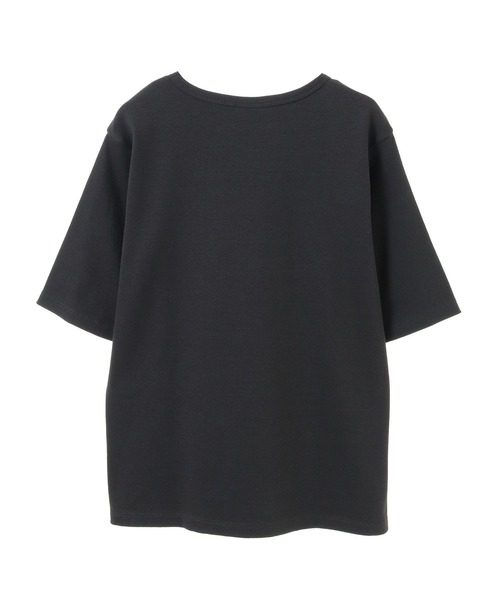 AMERICAN HOLIC(アメリカンホリック)の「抗菌防臭リブ5分袖カットプルオーバー(Tシャツ/カットソー・レディース・チャコールグレー/アイボリー/その他7/ホワイト系その他4・M/L)」の13枚目の写真