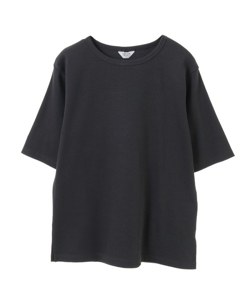 AMERICAN HOLIC(アメリカンホリック)の「抗菌防臭リブ5分袖カットプルオーバー(Tシャツ/カットソー・レディース・チャコールグレー/アイボリー/その他7/ホワイト系その他4・M/L)」の21枚目の写真