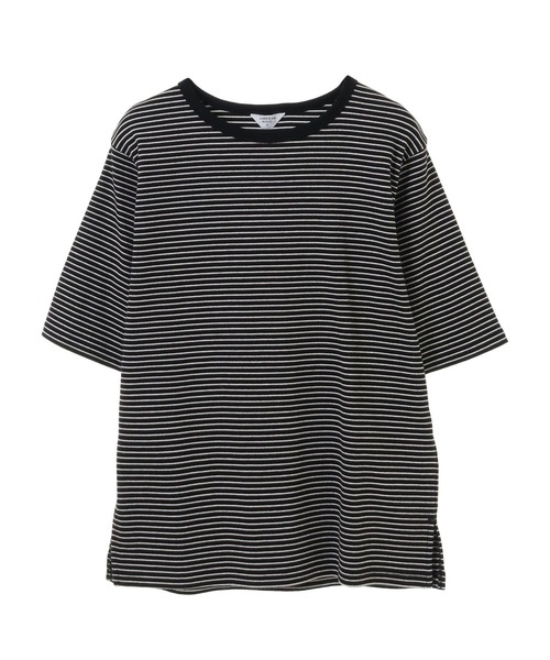 AMERICAN HOLIC(アメリカンホリック)の「抗菌防臭リブ5分袖カットプルオーバー(Tシャツ/カットソー・レディース・チャコールグレー/アイボリー/その他7/ホワイト系その他4・M/L)」の22枚目の写真