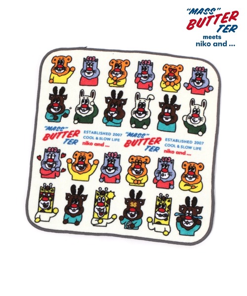 niko and...（ニコアンド）の「【バターマスター】コラボタオルハンカチ（ハンカチ/ハンドタオル・レディース・その他2/その他1・0）」の2枚目の写真