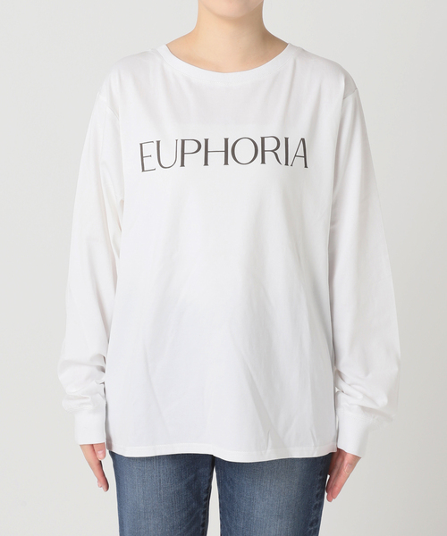 Spick & Span（スピックアンドスパン）の「シルケット天竺ロゴロンTEE3（Tシャツ/カットソー・レディース・ホワイト/チャコールグレー・FREE）」の10枚目の写真