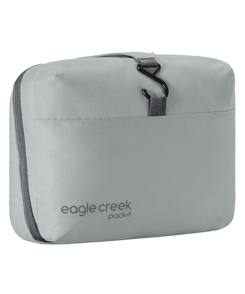 EagleCreek（イーグルクリーク）の「Eagle Creek / Pack-It Hanging Toiletry Kit（ポーチ・レディース・ブラック/グレー・ONE SIZE）」の4枚目の写真