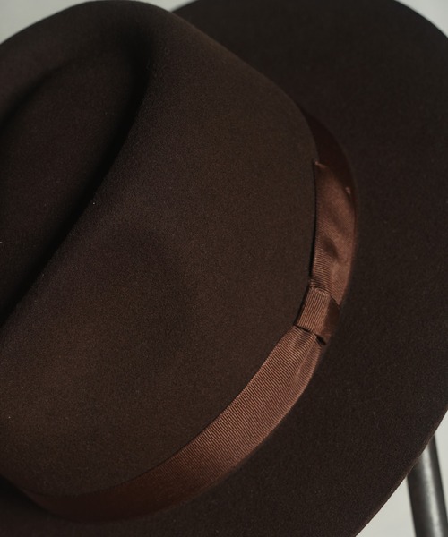 RATTLE TRAP（ラトルトラップ）の「ワイドブリムハット（ハット・メンズ・ブラック/ブラウン・FREE）」の4枚目の写真