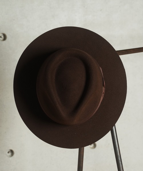 RATTLE TRAP（ラトルトラップ）の「ワイドブリムハット（ハット・メンズ・ブラック/ブラウン・FREE）」の3枚目の写真