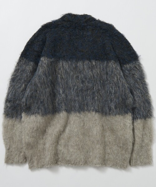 Firsthand(ファーストハンド)の「Firsthand/ファーストハンド グラデーションシャギーカーディガン / シャギーニット(カーディガン/ボレロ・メンズ・ベージュ/ブラック/ブルー・0/1)」の5枚目の写真