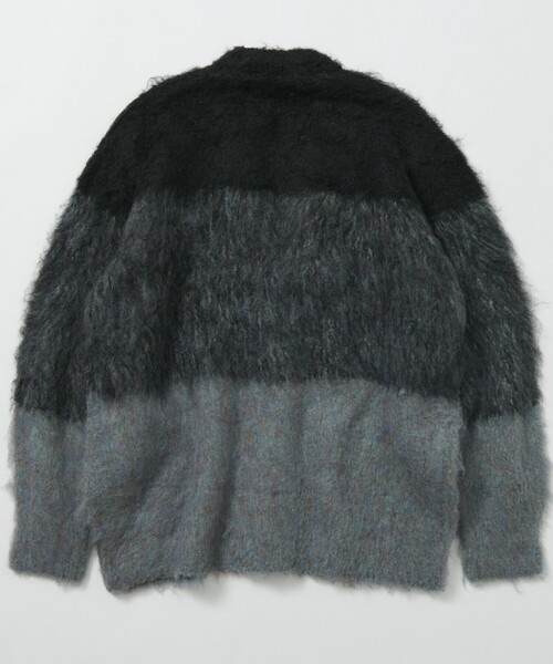 Firsthand(ファーストハンド)の「Firsthand/ファーストハンド グラデーションシャギーカーディガン / シャギーニット(カーディガン/ボレロ・メンズ・ベージュ/ブラック/ブルー・0/1)」の9枚目の写真