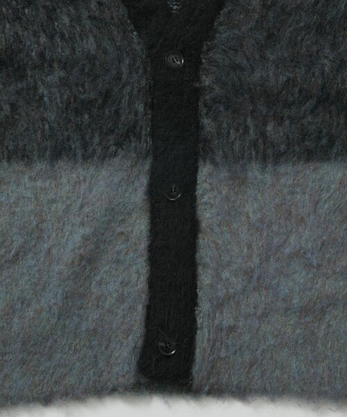 Firsthand(ファーストハンド)の「Firsthand/ファーストハンド グラデーションシャギーカーディガン / シャギーニット(カーディガン/ボレロ・メンズ・ベージュ/ブラック/ブルー・0/1)」の14枚目の写真