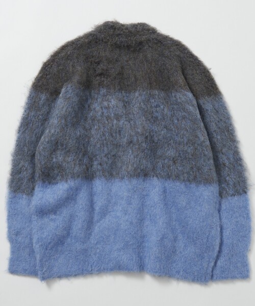 Firsthand(ファーストハンド)の「Firsthand/ファーストハンド グラデーションシャギーカーディガン / シャギーニット(カーディガン/ボレロ・メンズ・ベージュ/ブラック/ブルー・0/1)」の17枚目の写真