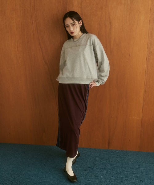 新品グレースコンチネンタル　サイドラインパーカーとスカートベージュ36 新品グレースコンチネンタル サイドラインパーカーとスカートベージュ